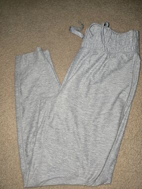 FLX Light Gray Drawstring Jogger Pants